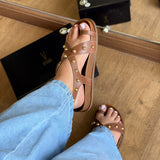 Sandália Vizzano Detalhes Na Tira